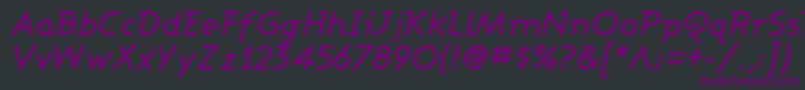 ASHBMI   Font – Purple Fonts on Black Background