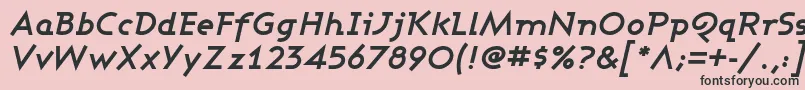 ASHBOI   Font – Black Fonts on Pink Background