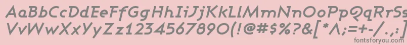 ASHBOI   Font – Gray Fonts on Pink Background