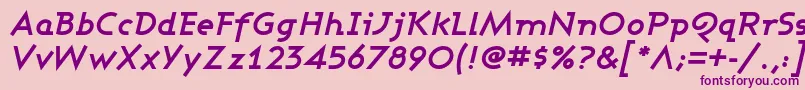 ASHBOI   Font – Purple Fonts on Pink Background