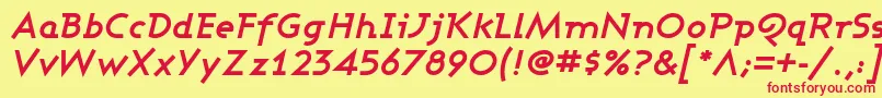 ASHBOI   Font – Red Fonts on Yellow Background