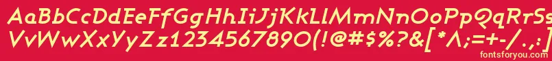 ASHBOI   Font – Yellow Fonts on Red Background