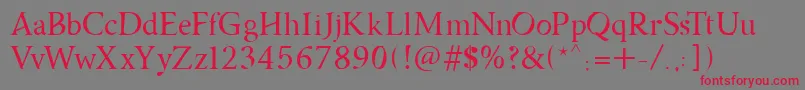 Asmath FREE Font – Red Fonts on Gray Background