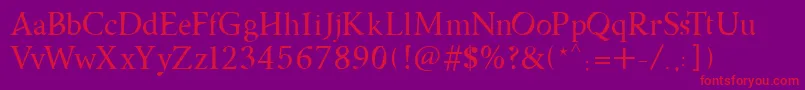 Asmath FREE Font – Red Fonts on Purple Background