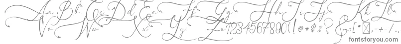 AsmelinaHarley-Schriftart – Graue Schriften