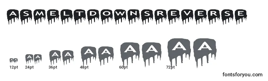 Размеры шрифта Asmeltdownsreverse