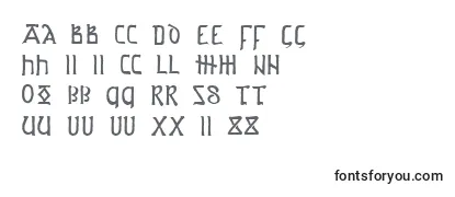 ASPROJ1-fontti