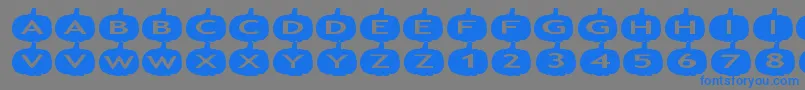 Saiba mais sobre a fonte aspumpkins Fonte aspumpkins – fontes azuis em um fundo cinza