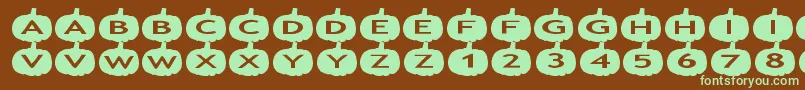 More about aspumpkins Font aspumpkins Font – Green Fonts on Brown Background