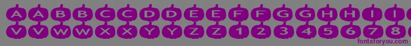 Lisätietoja aspumpkins-fontista aspumpkins-fontti – violetit fontit harmaalla taustalla