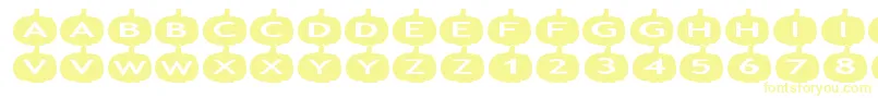 Шрифт aspumpkins – жёлтые шрифты