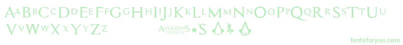 Weitere Informationen zur Assassin$-Schriftart Assassin$-Schriftart – Grüne Schriften