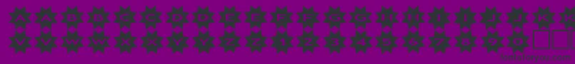 asstars3 Font – Black Fonts on Purple Background