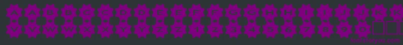 asstars4 Font – Purple Fonts on Black Background