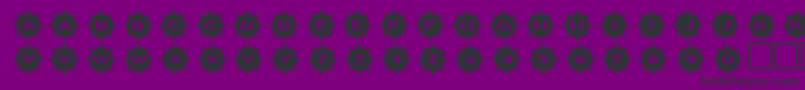 assunshine Font – Black Fonts on Purple Background