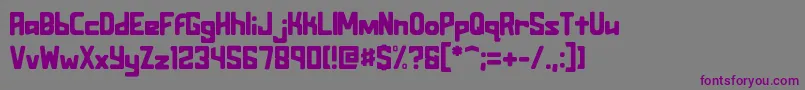 Шрифт Assurant Standard – фиолетовые шрифты на сером фоне