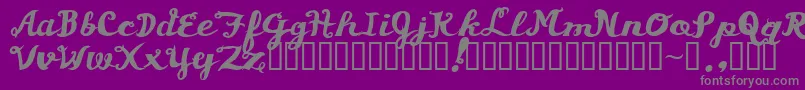 More about Asswipe Font Asswipe Font – Gray Fonts on Purple Background