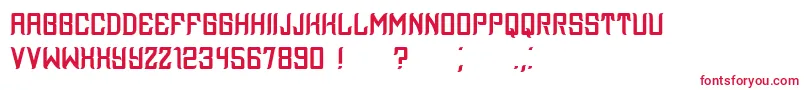 Assyrian Font – Red Fonts on White Background