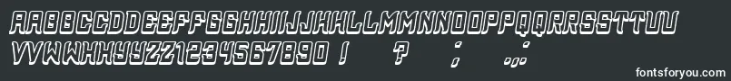 Assyrian3D Italic Font – White Fonts