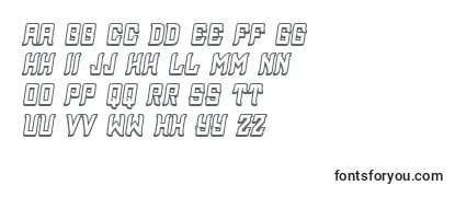 Przegląd czcionki Assyrian3D Italic
