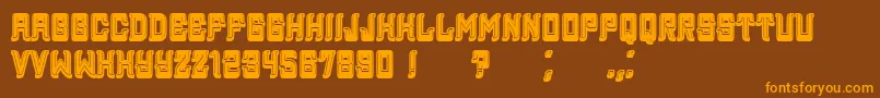 Saiba mais sobre a fonte Assyrian3DFilled Fonte Assyrian3DFilled – fontes laranjas em um fundo marrom