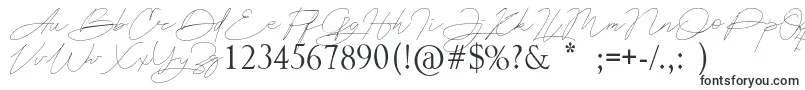 Astina-fontti – Kalligrafiafontit