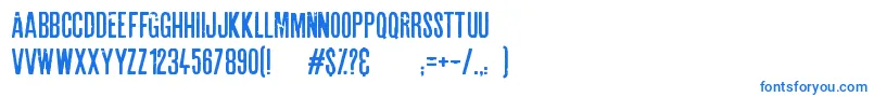 Weitere Informationen zur Astounding news-Schriftart Astounding news-Schriftart – Blaue Schriften