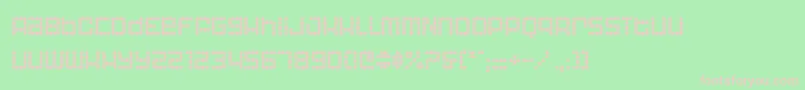 ASTRI    Font – Pink Fonts on Green Background