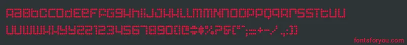 ASTRI    Font – Red Fonts on Black Background