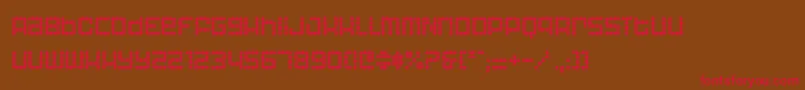 ASTRI    Font – Red Fonts on Brown Background