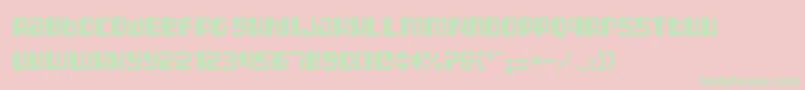 ASTRII   Font – Green Fonts on Pink Background