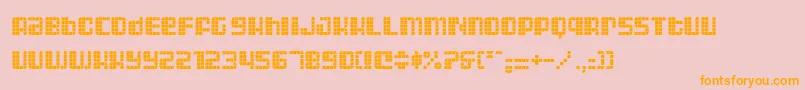 ASTRII   Font – Orange Fonts on Pink Background