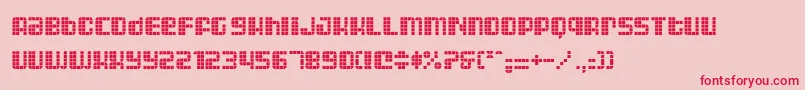 ASTRII   Font – Red Fonts on Pink Background