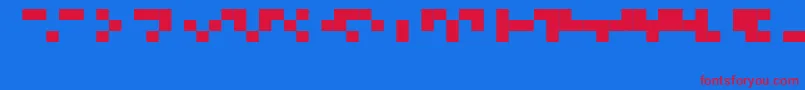 ArialAlternativeSymbol Font – Red Fonts on Blue Background