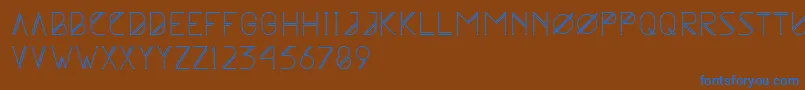 More about Astrobia Font Astrobia Font – Blue Fonts on Brown Background