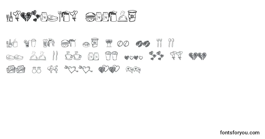 Schriftart Astrokids Doodle (120143) – Alphabet, Zahlen, spezielle Symbole