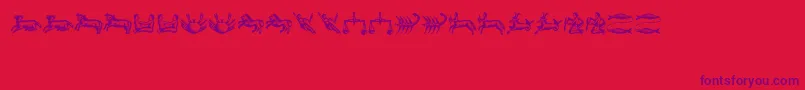 Lisätietoja Astrologicus-fontista Astrologicus-fontti – violetit fontit punaisella taustalla