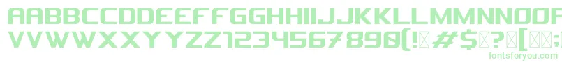 Astron Font – Green Fonts on White Background