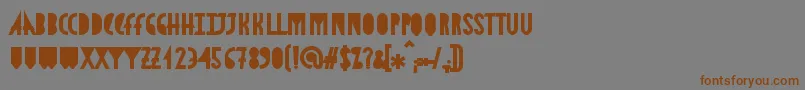 fuente AstronmicaBlack – Fuentes Marrones Sobre Fondo Gris