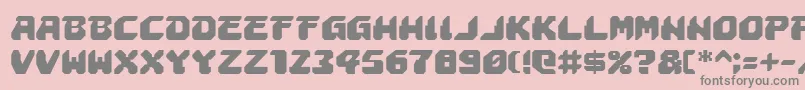 astropolis Font – Gray Fonts on Pink Background