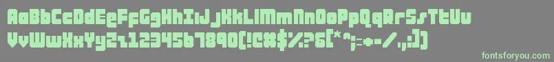 ataurus Font – Green Fonts on Gray Background