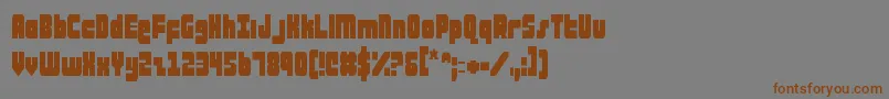ataurusc Font – Brown Fonts on Gray Background