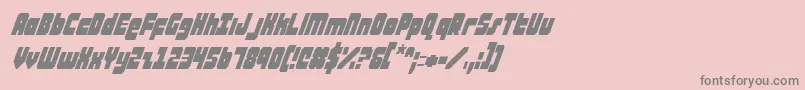 ataurusci Font – Gray Fonts on Pink Background