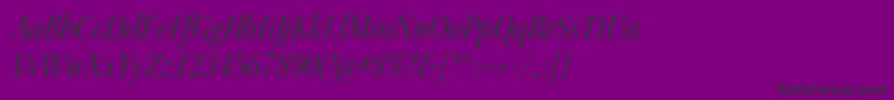 KeplerstdScnitdisp Font – Black Fonts on Purple Background