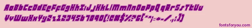 atauruspi Font – Purple Fonts on Pink Background