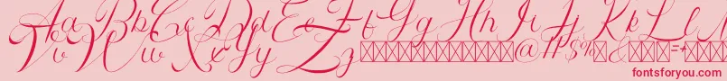 More about Athenia demo Font Athenia demo Font – Red Fonts on Pink Background