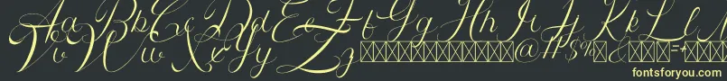 More about Athenia demo Font Athenia demo Font – Yellow Fonts on Black Background