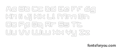ATHLETIC Hollow Font