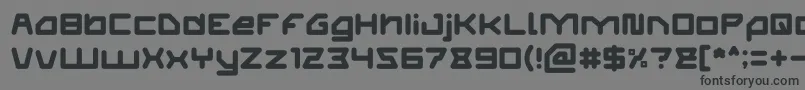 ATHLETIC Light Font – Black Fonts on Gray Background