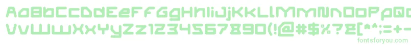 ATHLETIC Light-fontti – vihreät fontit valkoisella taustalla
